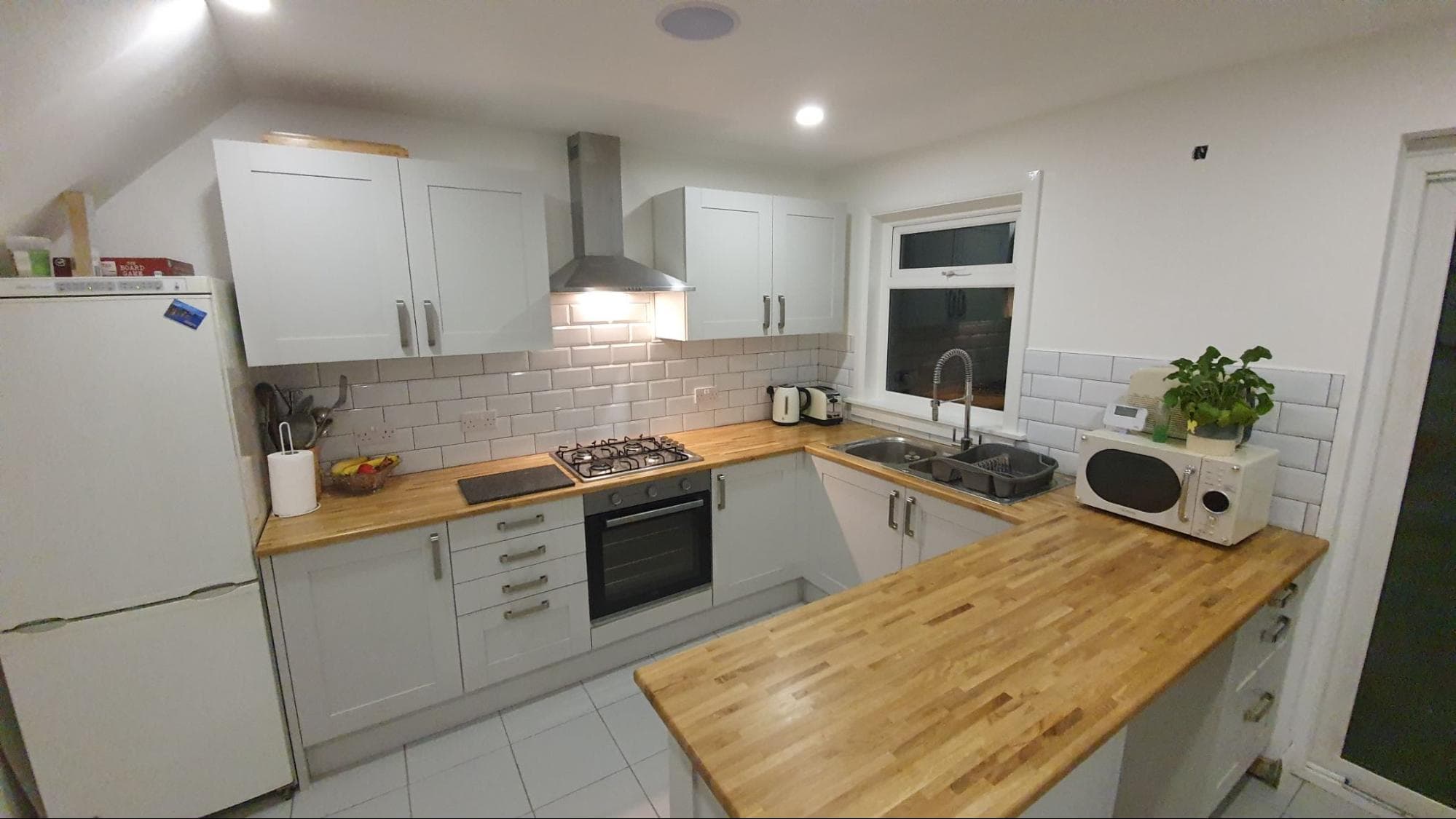 The effort I made to open up the kitchen added lots more space and I’m proud of the work I did here. 