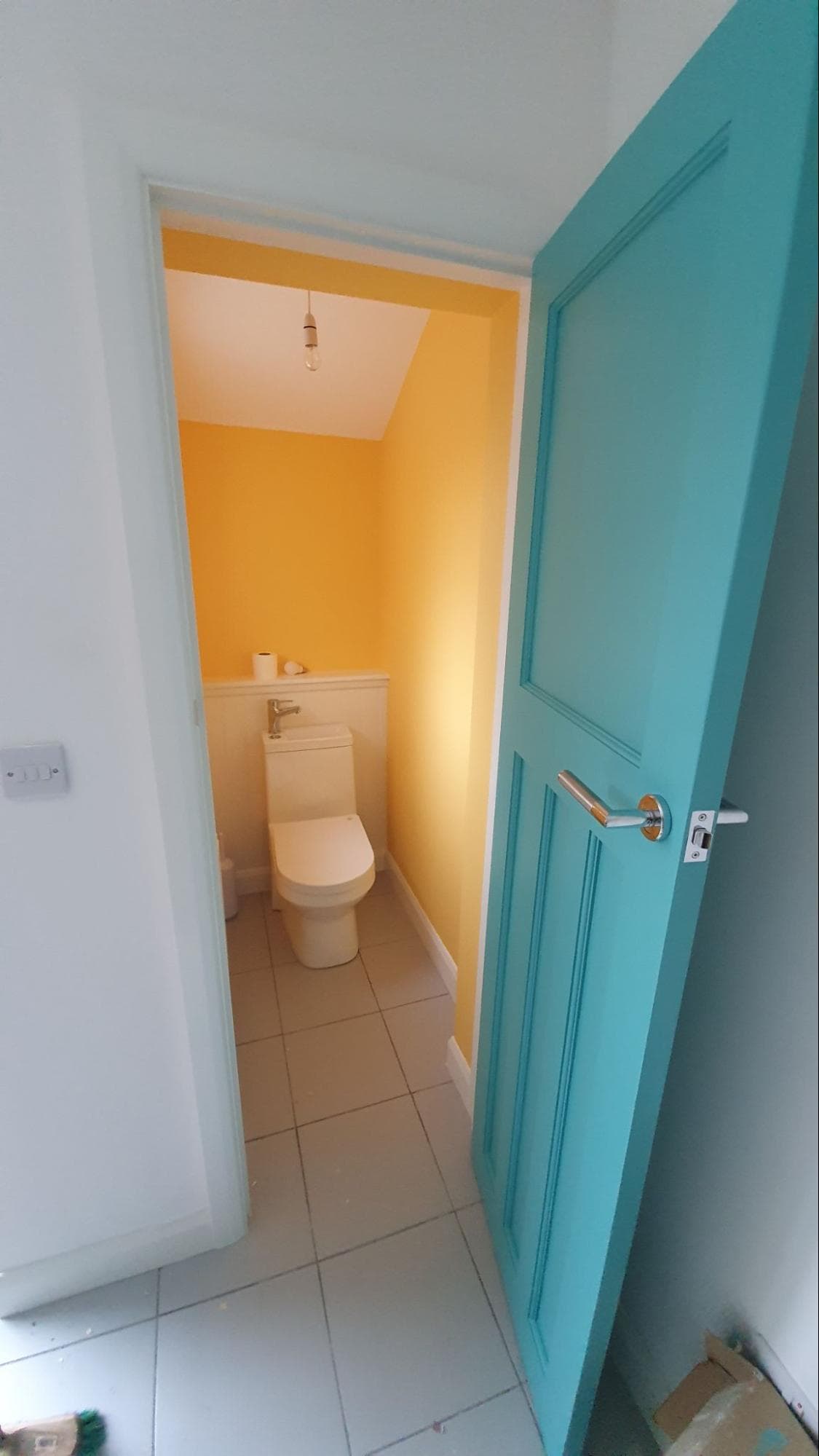 I cut through the outside wall into what was originally a bit of a shed. A fully insulated concrete floor was raised to the height of the kitchen which allowed for a seamless transition from the kitchen-diner.