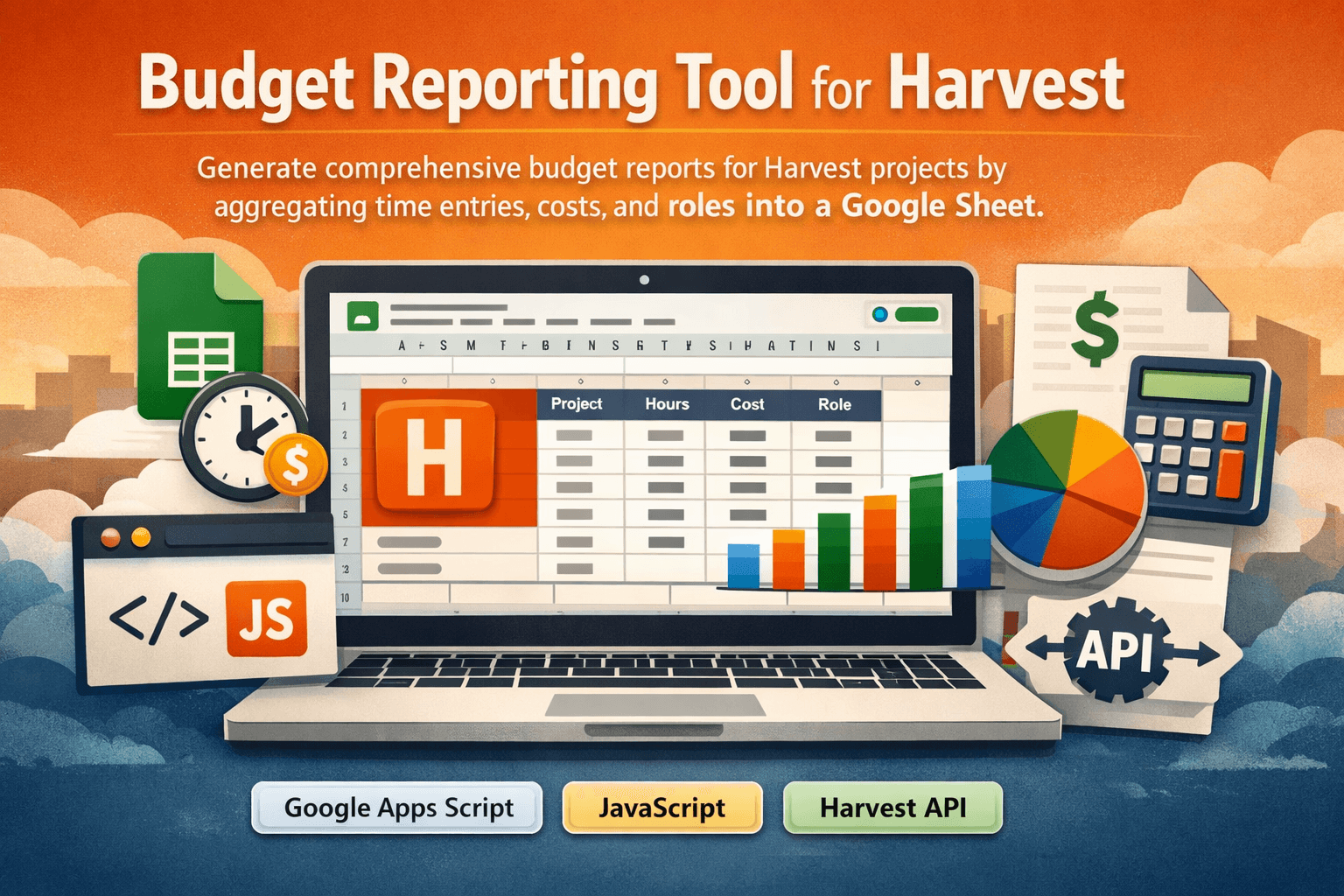 Budget Reporting Tool for Harvest